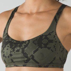 Lululemon Snake Skin Sports Bra